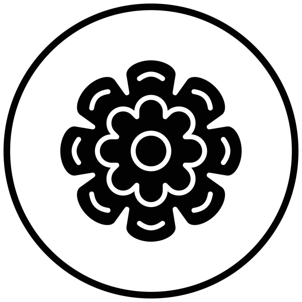 Flower Icon Style vector