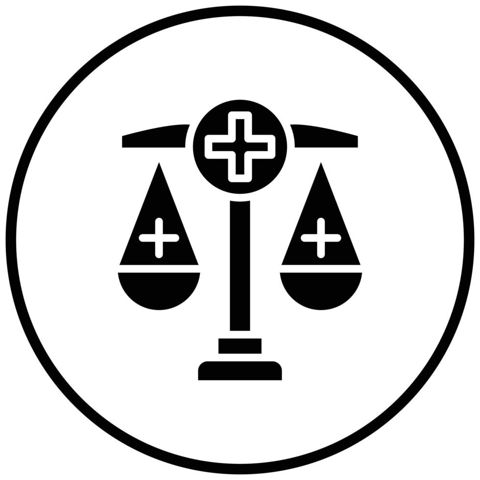 Health Law Icon Style vector