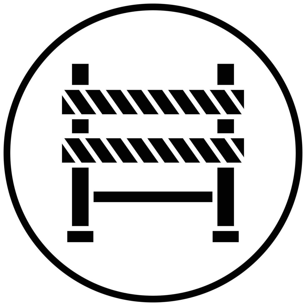 Barrier Icon Style vector