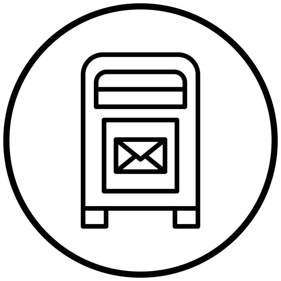 Mailbox Icon Style vector