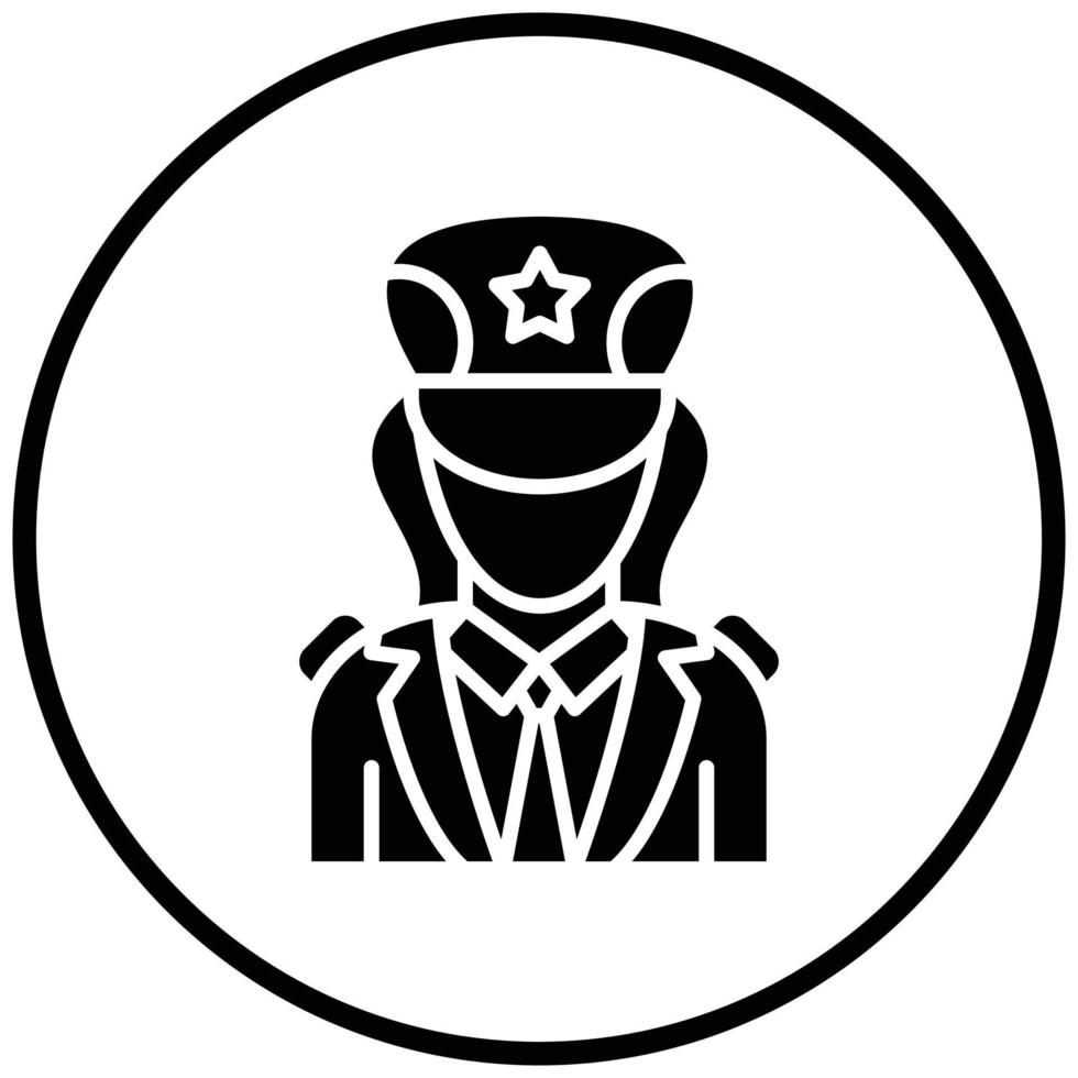 Captain Icon Style vector