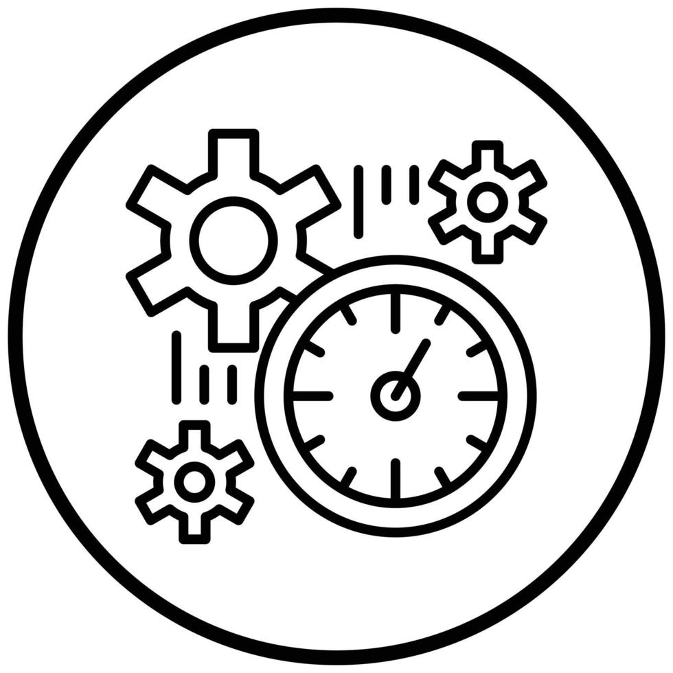 Time Plan Icon Style vector