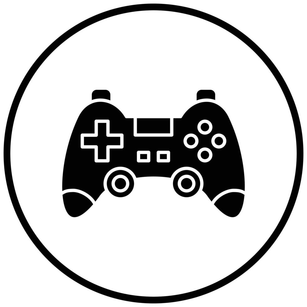 estilo de icono de gamepad vector