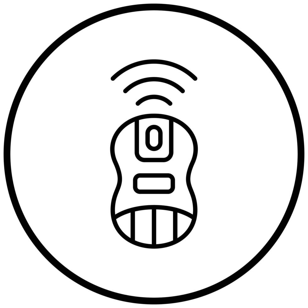 Wireless Mouse Icon Style vector