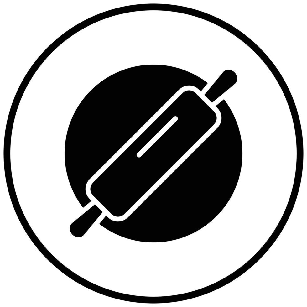 Rolling Pin Icon Style vector