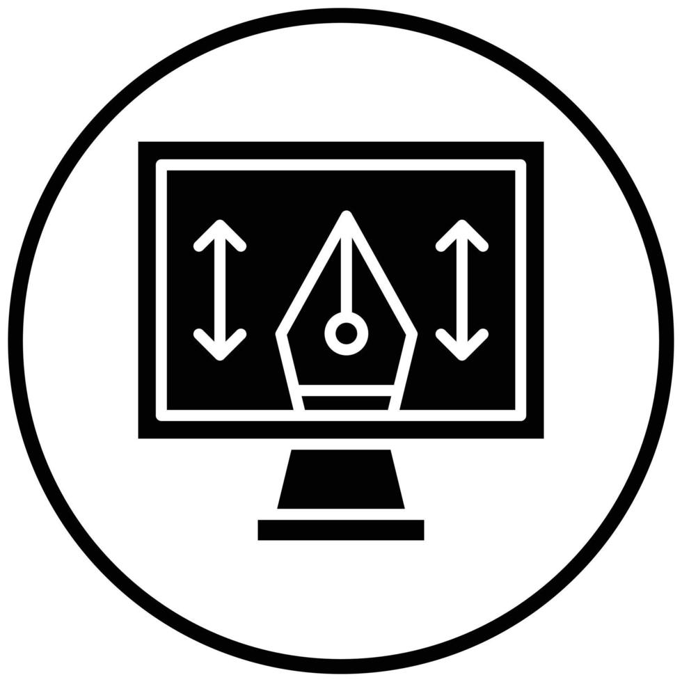 Lcd Icon Style vector