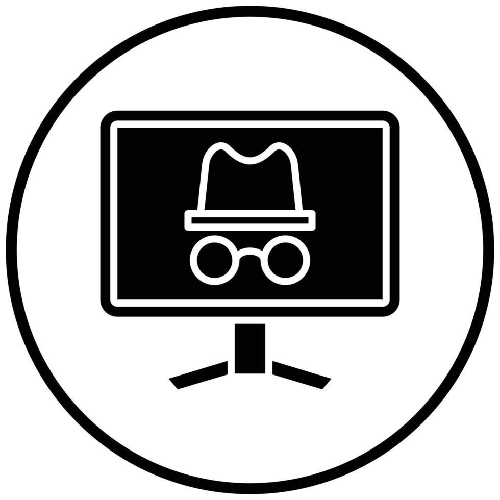 Incognito Icon Style vector