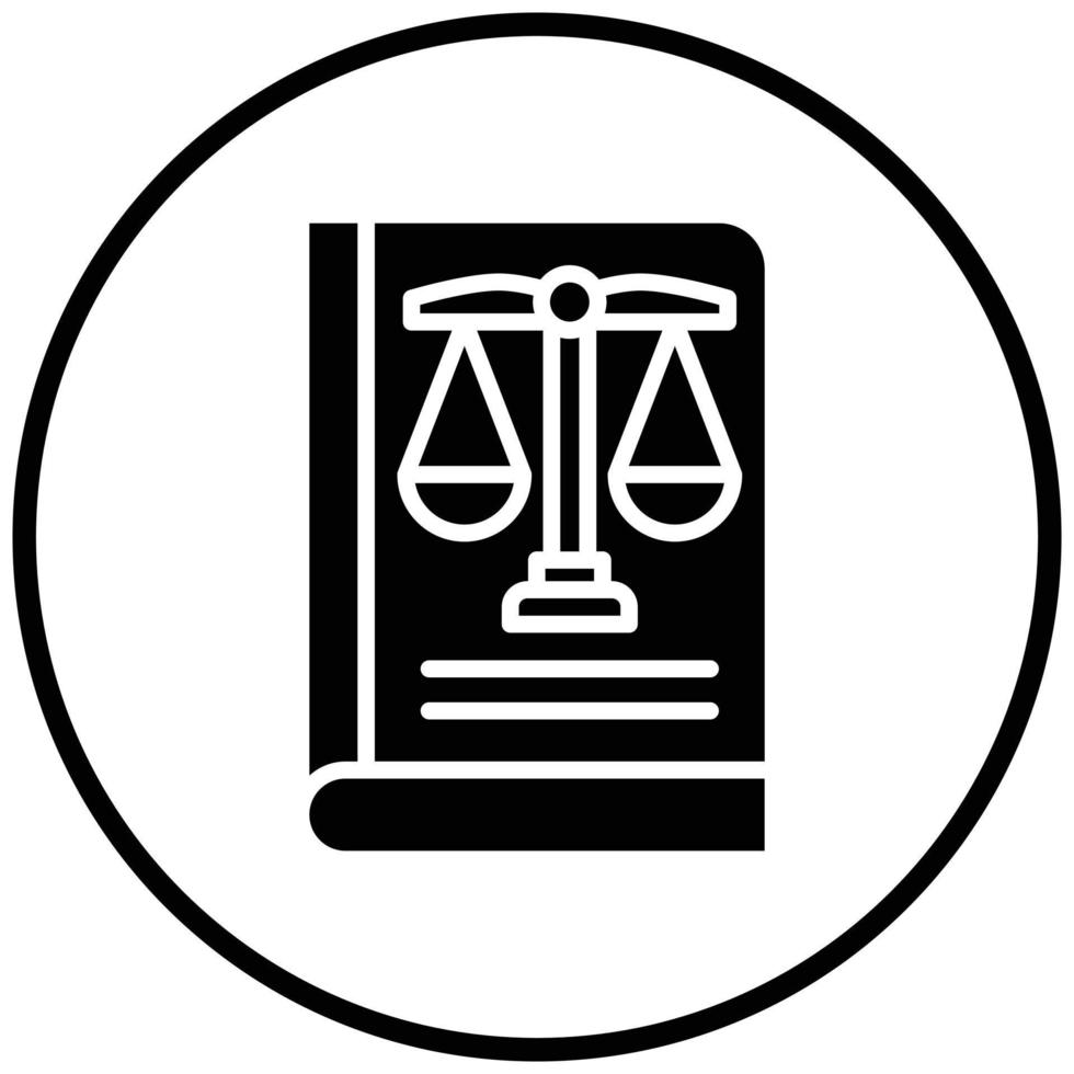 Law Book Icon Style vector