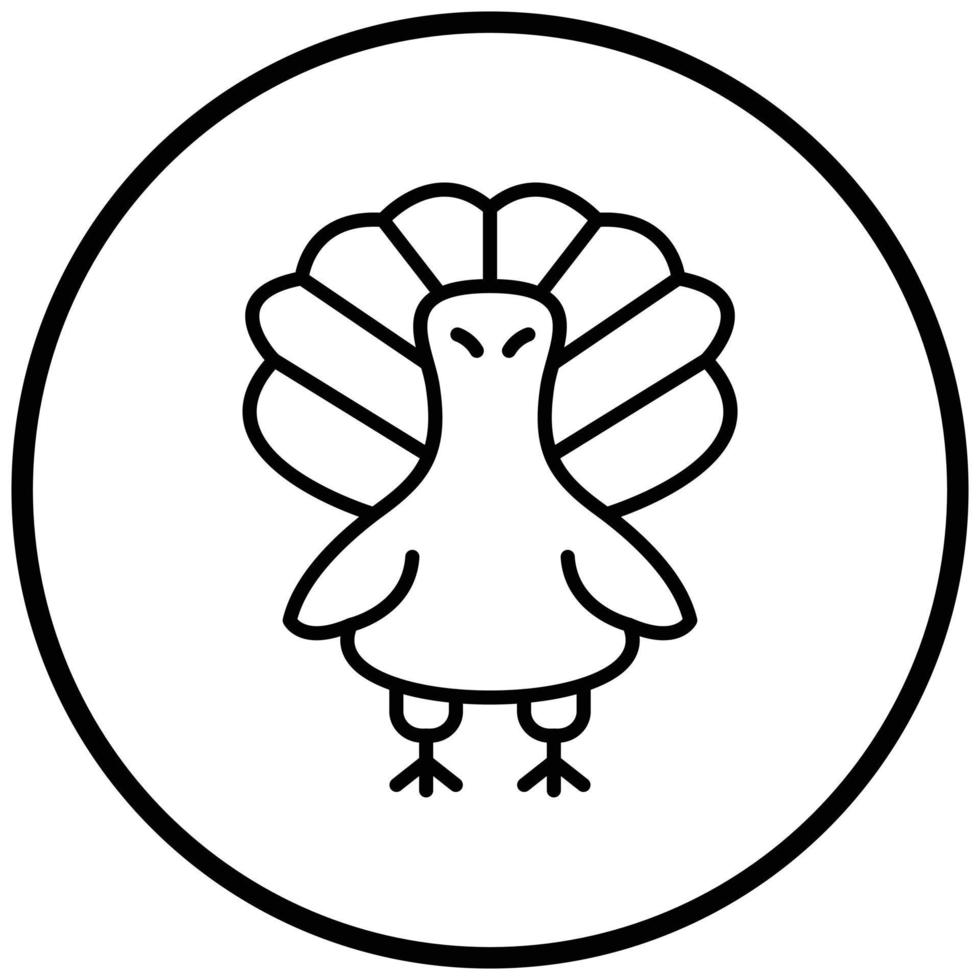 Turkey Icon Style vector