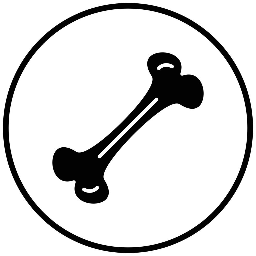 Bone Icon Style vector