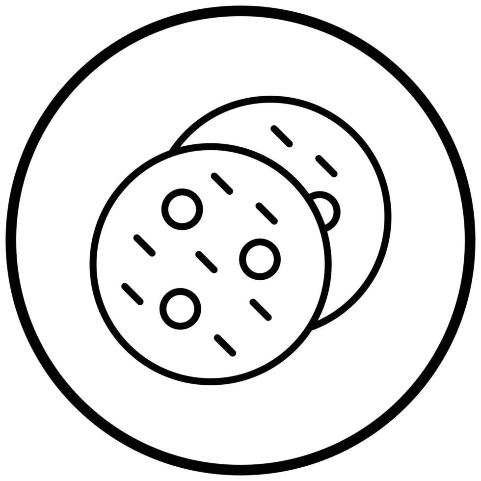 Cookies Icon Style vector