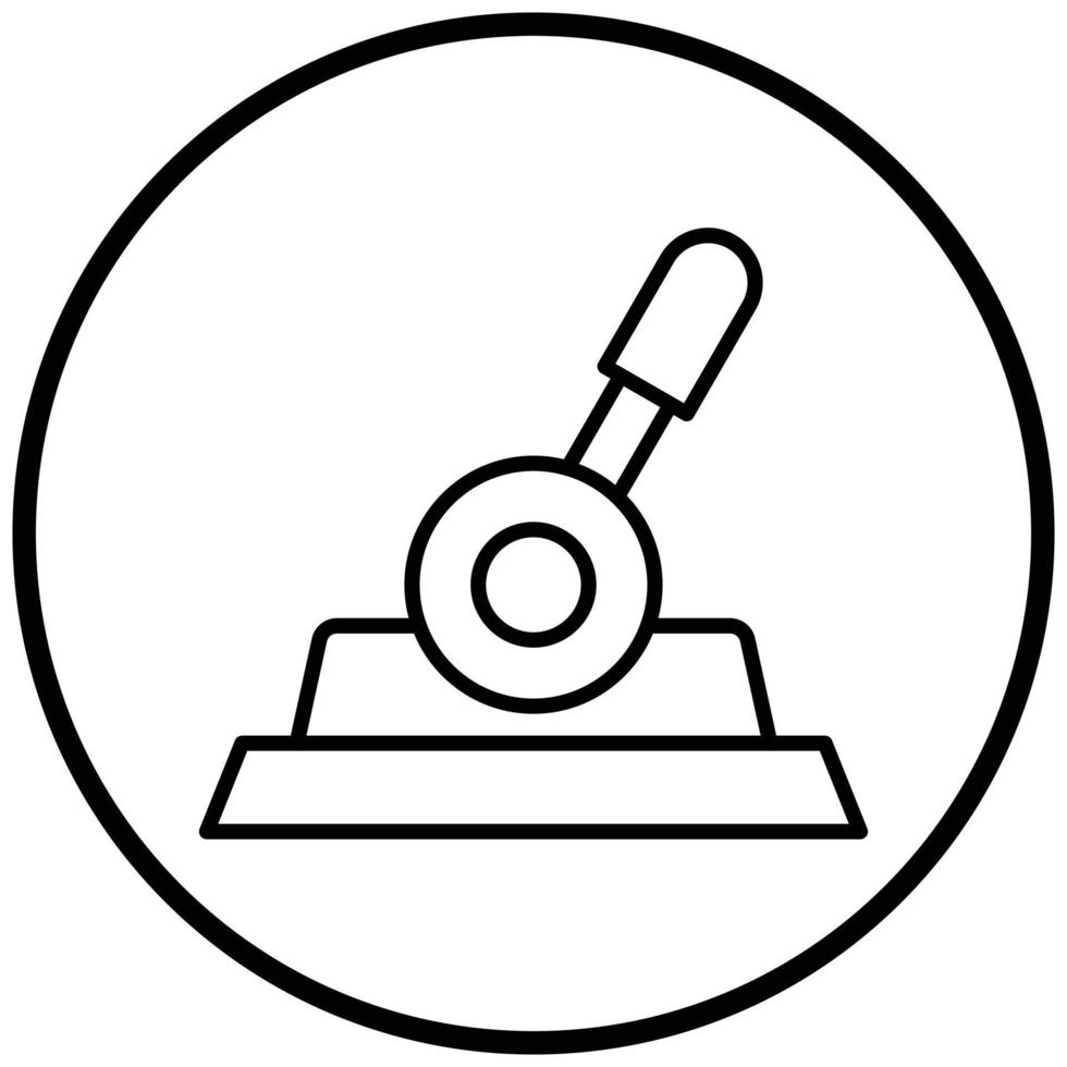 Control Lever Icon Style vector