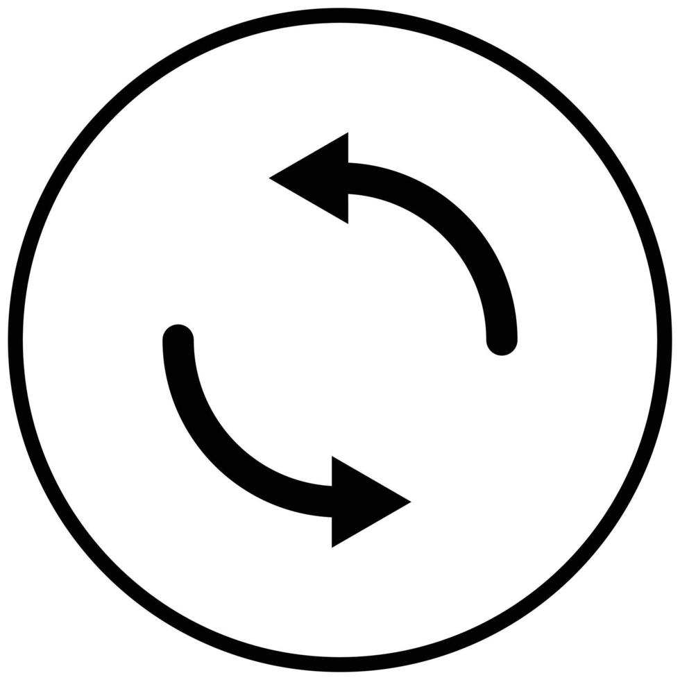 Loop Icon Style vector
