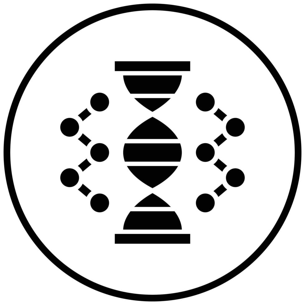 DNA Icon Style vector