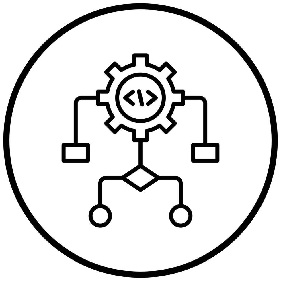 Workflow Icon Style vector