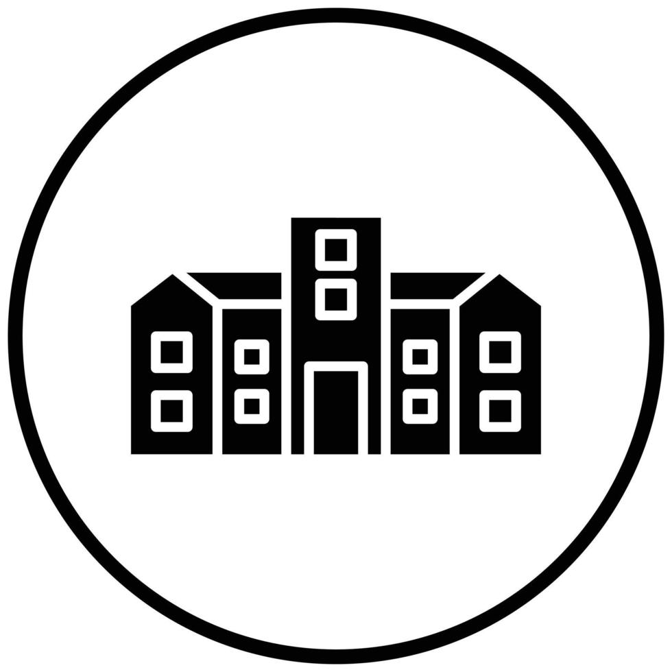 Campus Icon Style vector