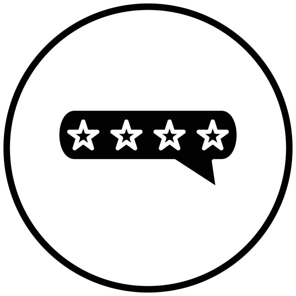 Positive Review Icon Style vector