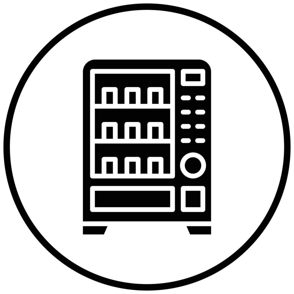 Vending Machine Icon Style vector