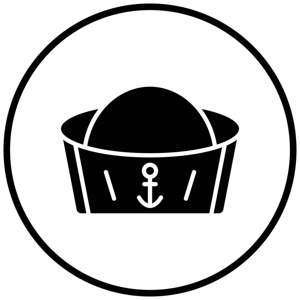 Sailor Hat Icon Style vector