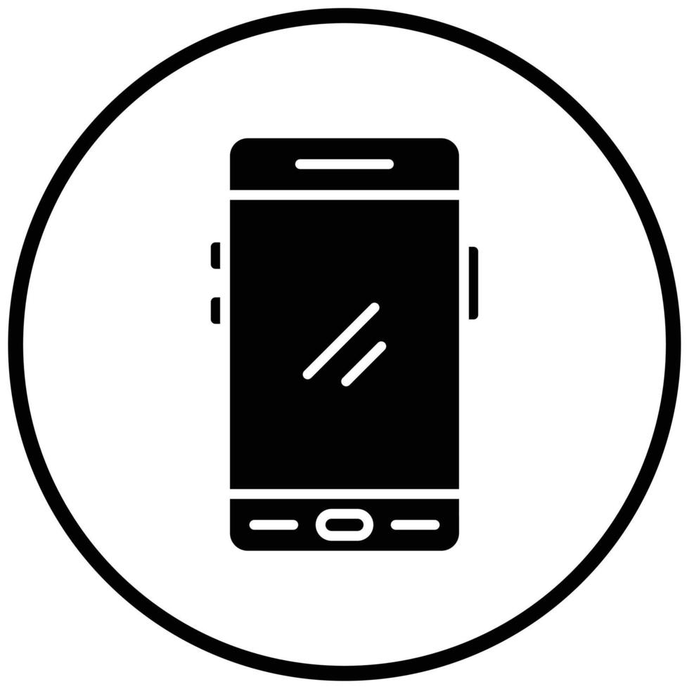 estilo de icono de teléfono inteligente vector