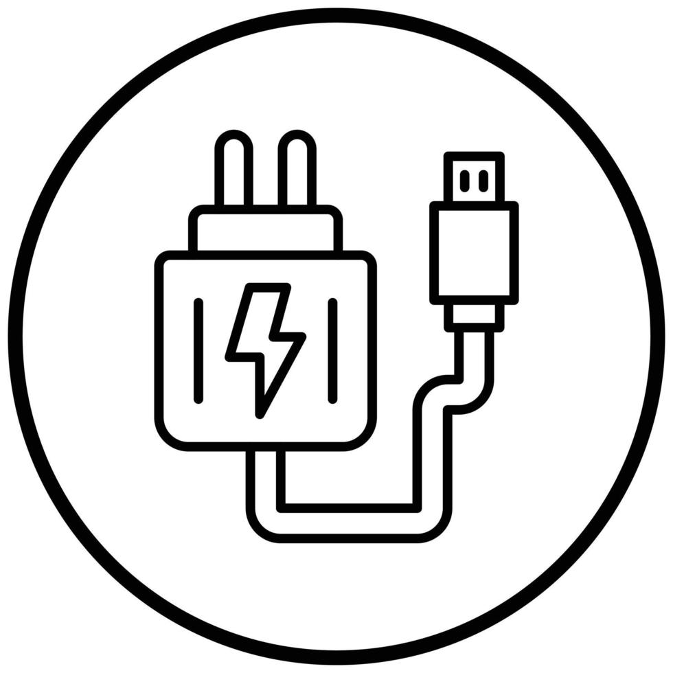 Adapter Icon Style vector