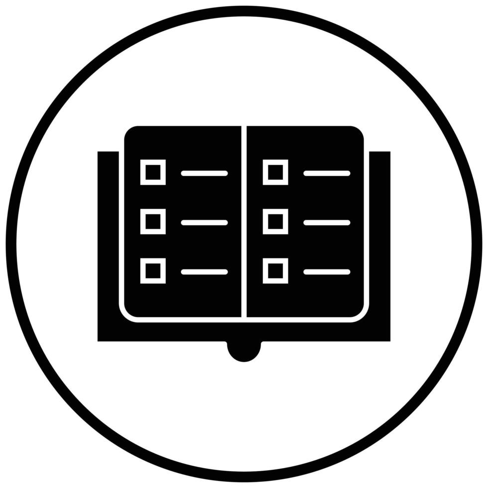 Dictionary Icon Style vector