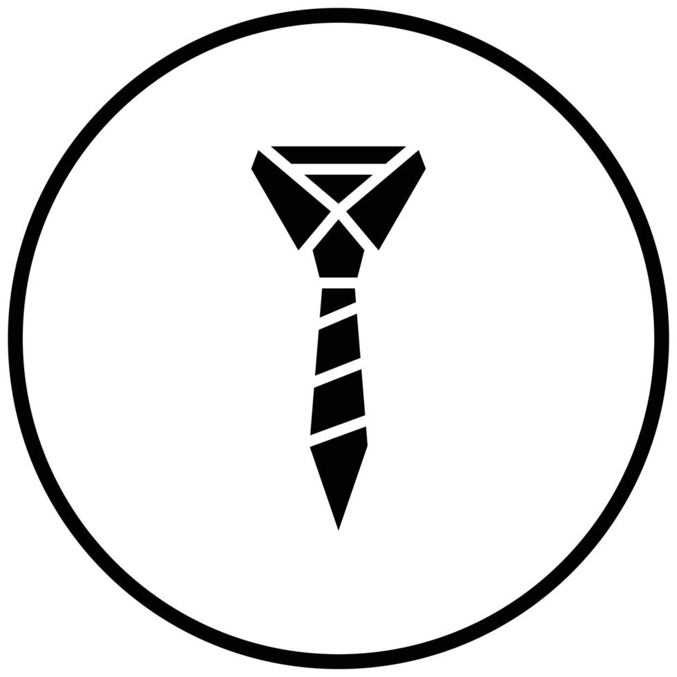Tie Icon Style vector