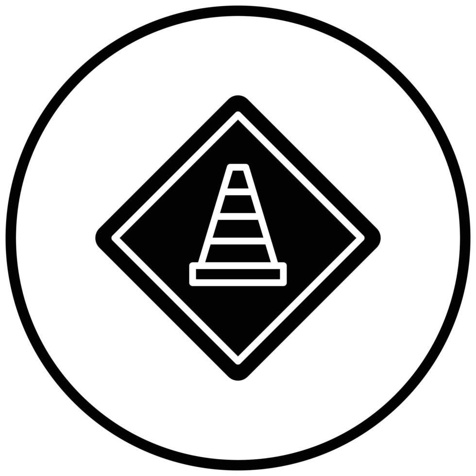 Road Work Icon Style vector