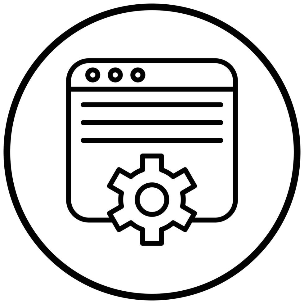 Content Management Icon Style vector