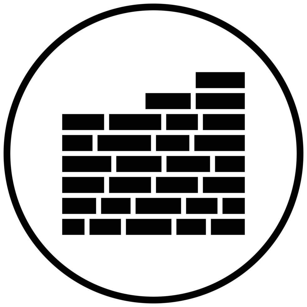 Brick Icon Style vector