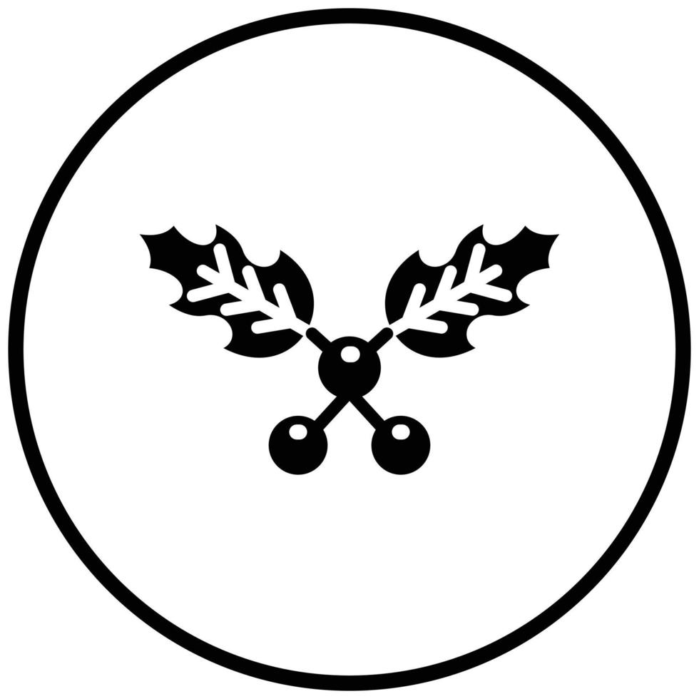 Mistletoe Icon Style vector
