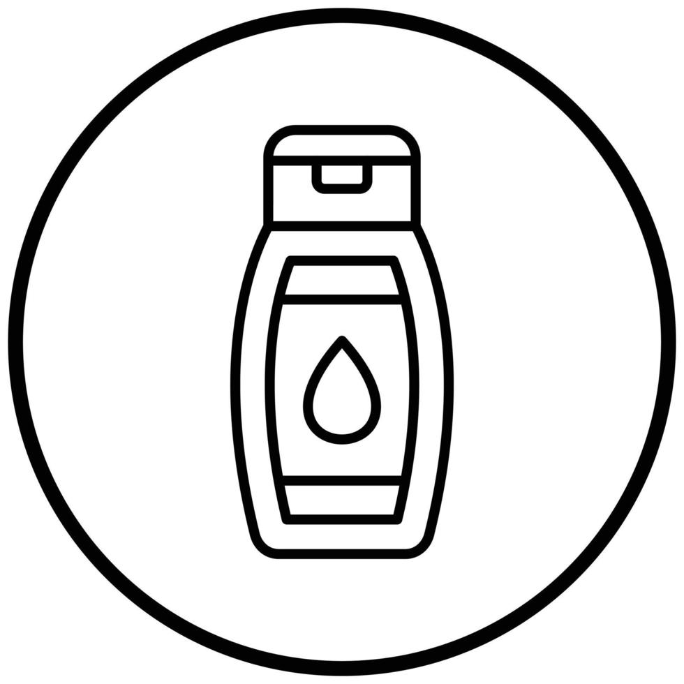 Shampoo Hair Icon Style vector