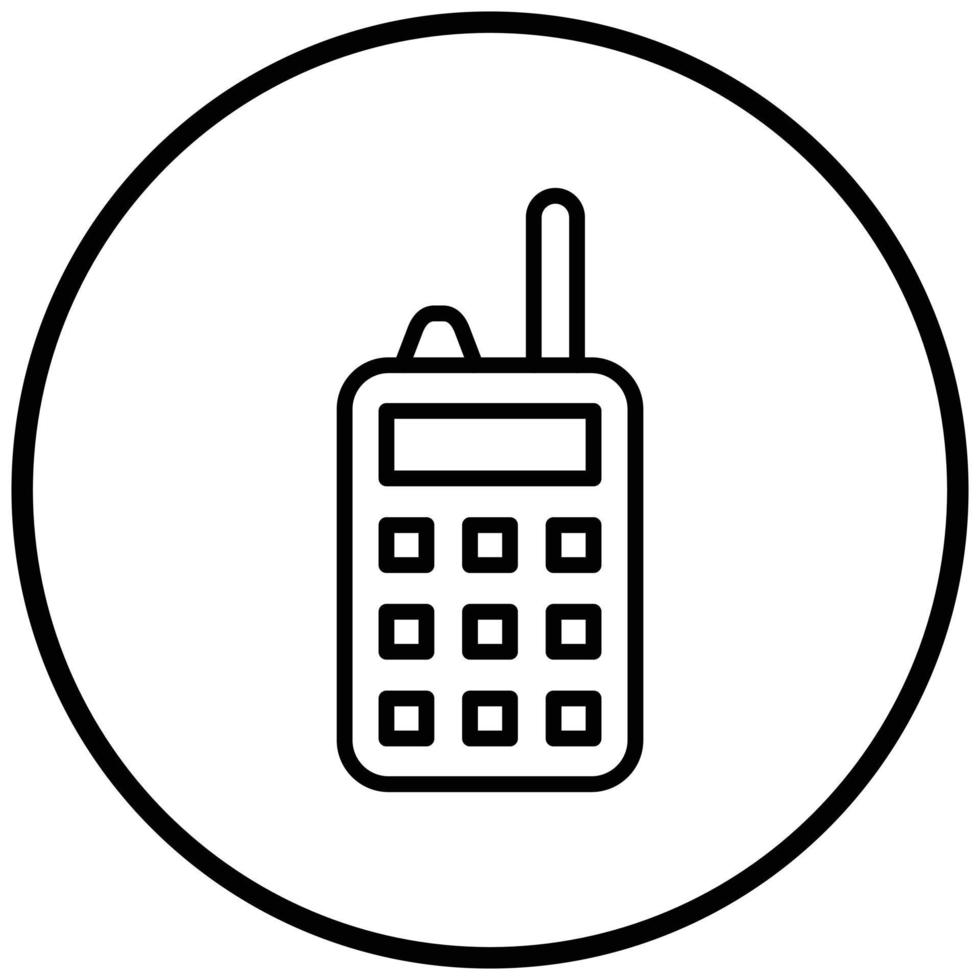 Walkie Talkie Icon Style vector