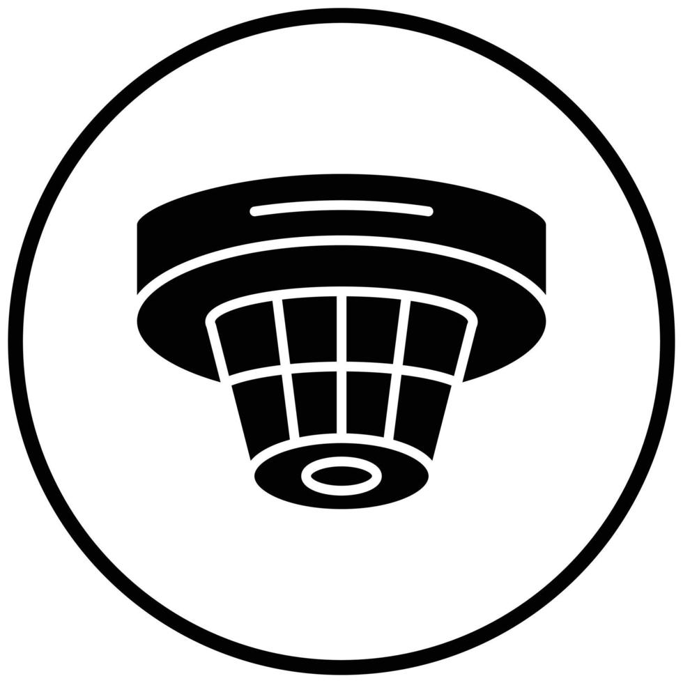 Smoke Detector Icon Style vector