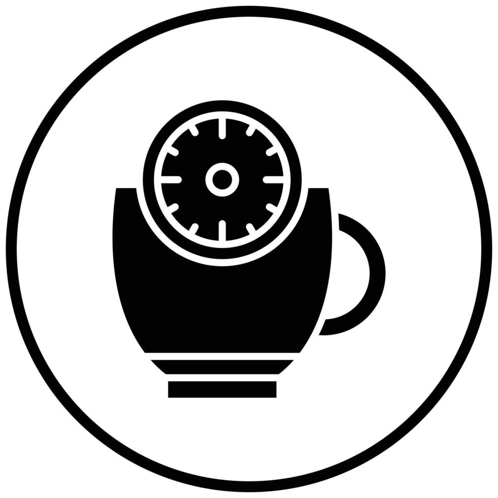 Coffee Time Icon Style vector