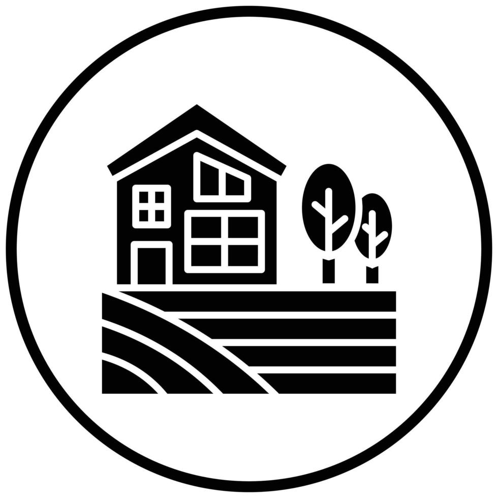 Village Icon Style vector