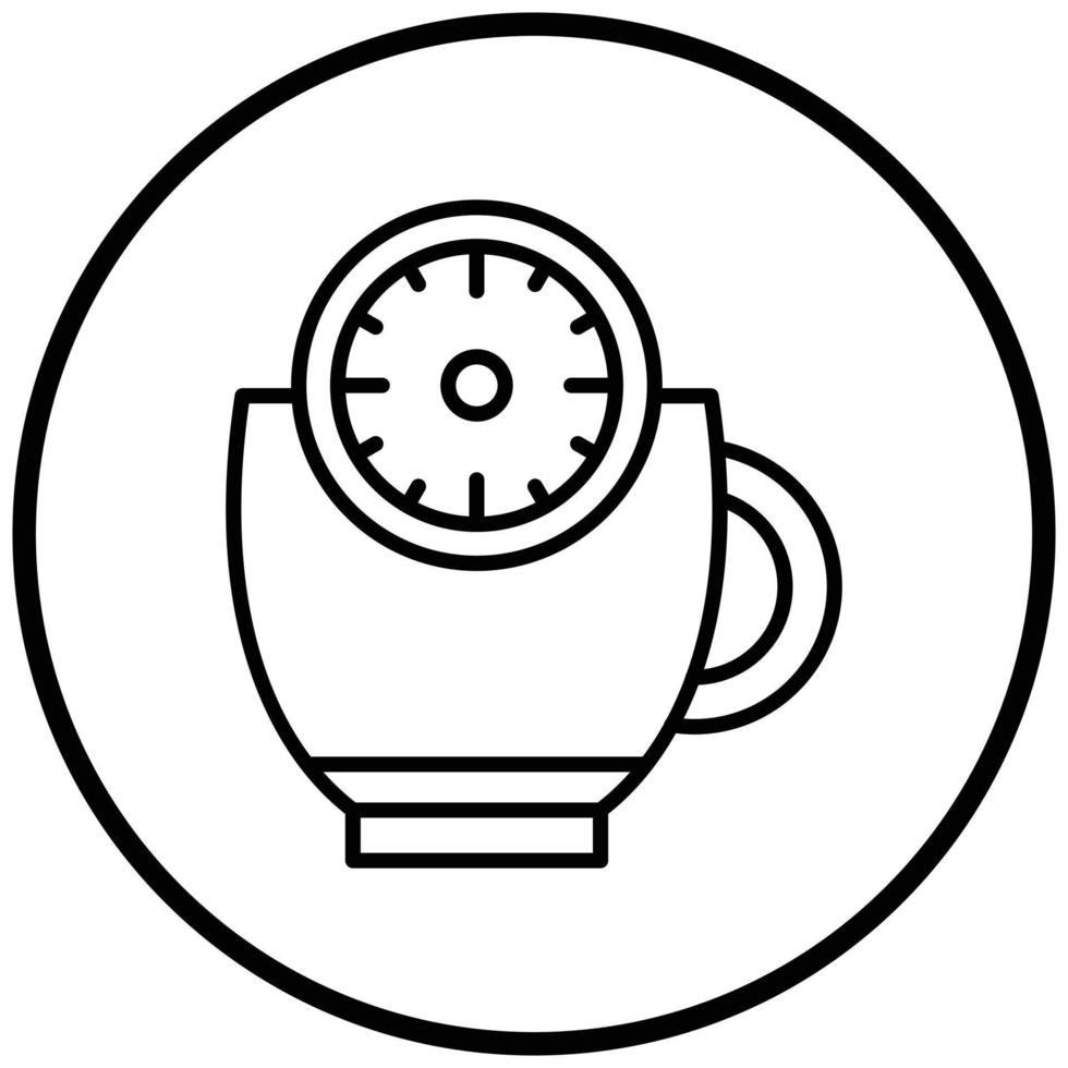 Coffee Time Icon Style vector