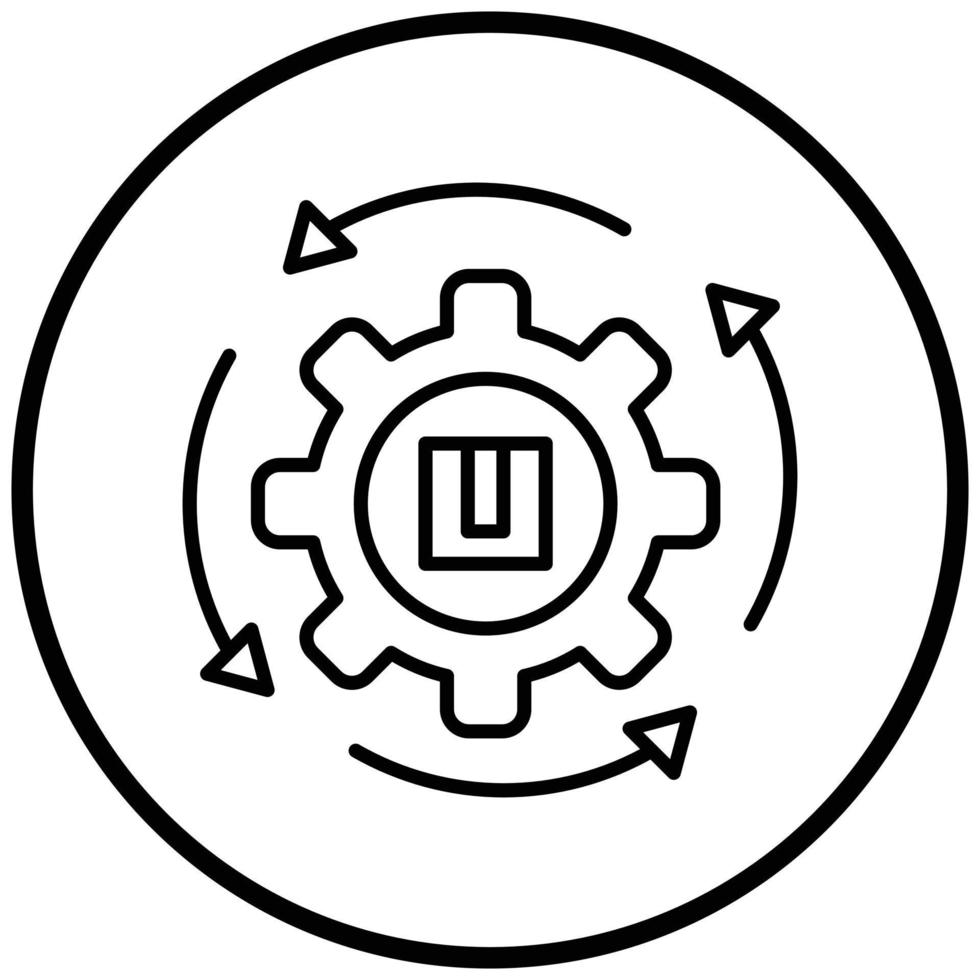 Automation Icon Style vector