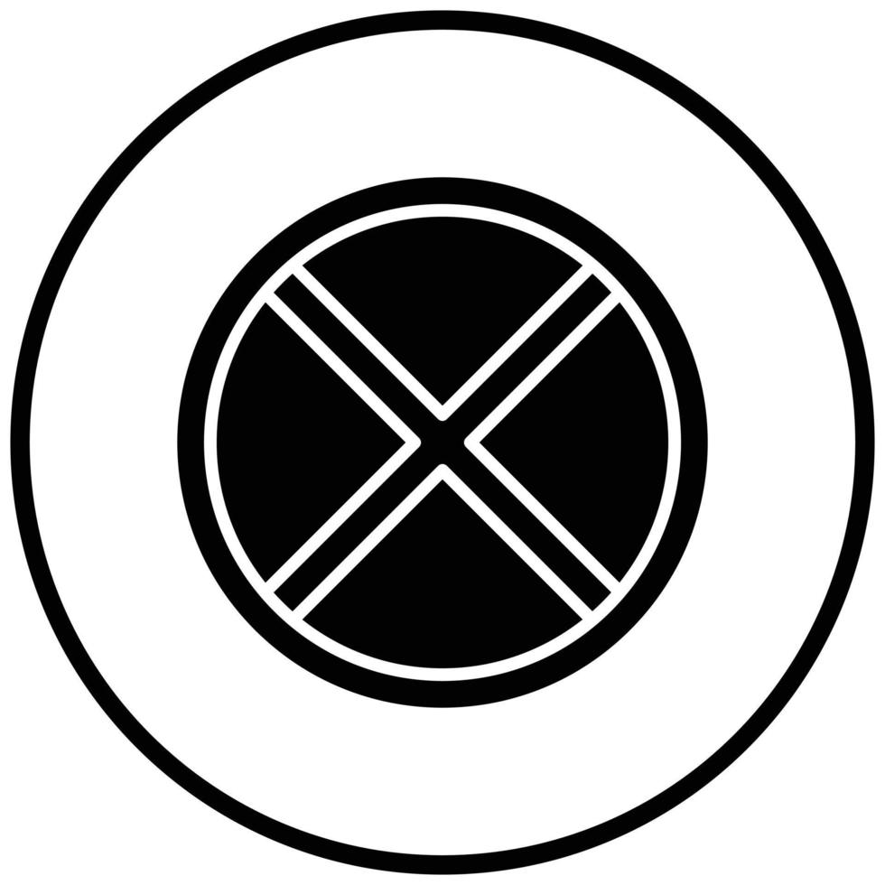 No Stopping Icon Style vector