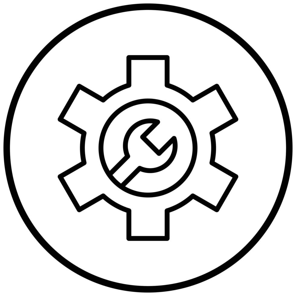 Configuration Icon Style vector