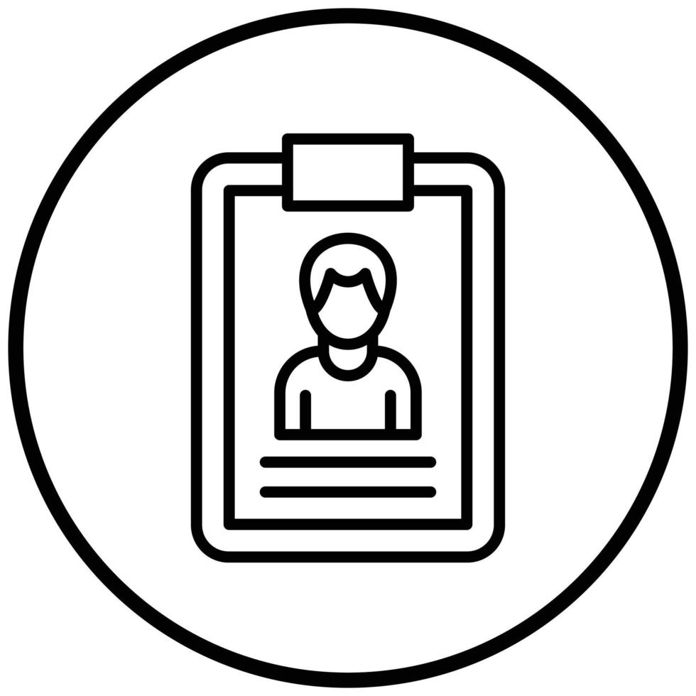 Curriculum Icon Style vector