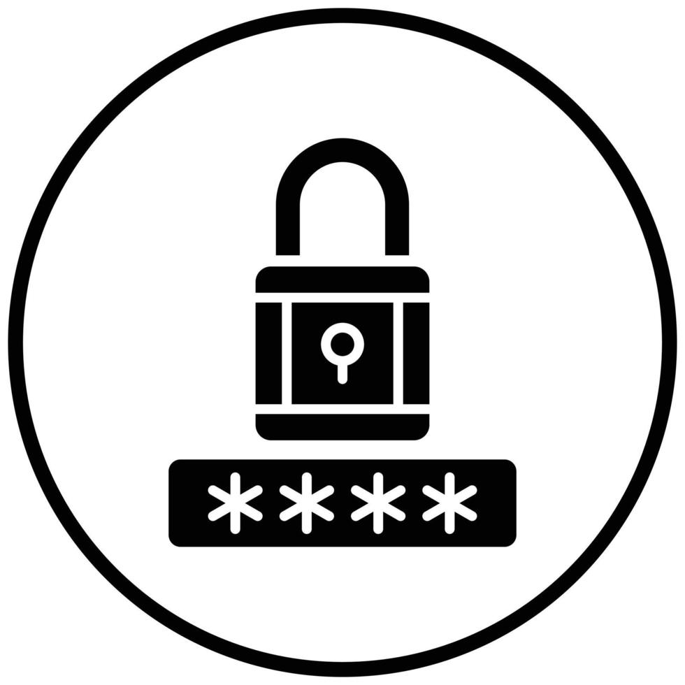 Password Icon Style vector