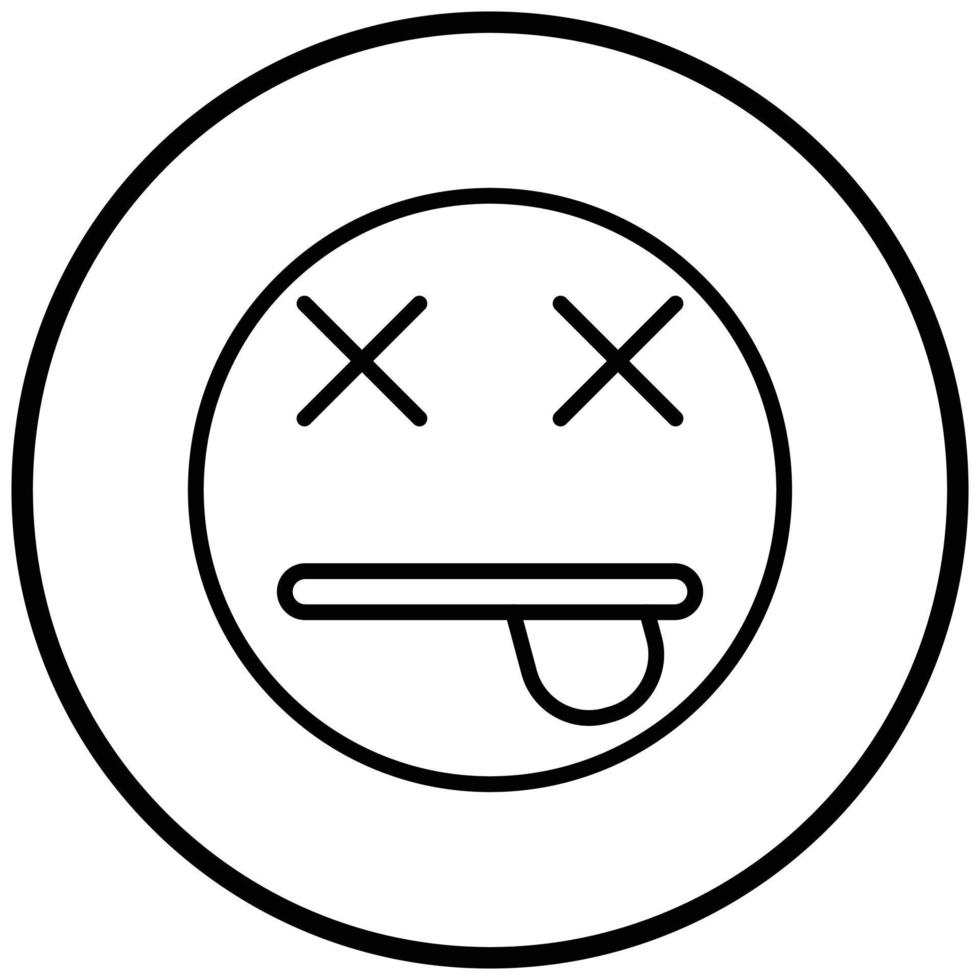 Dead Icon Style vector