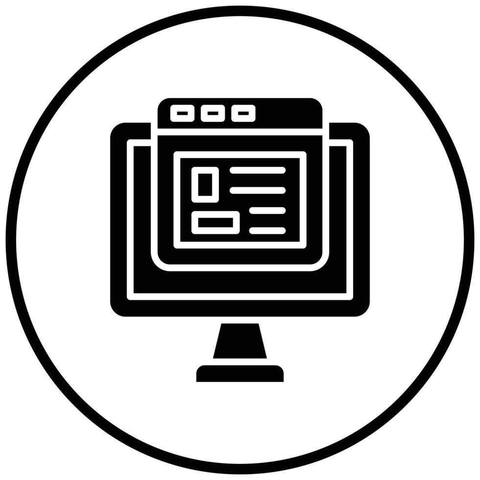 Website Icon Style vector