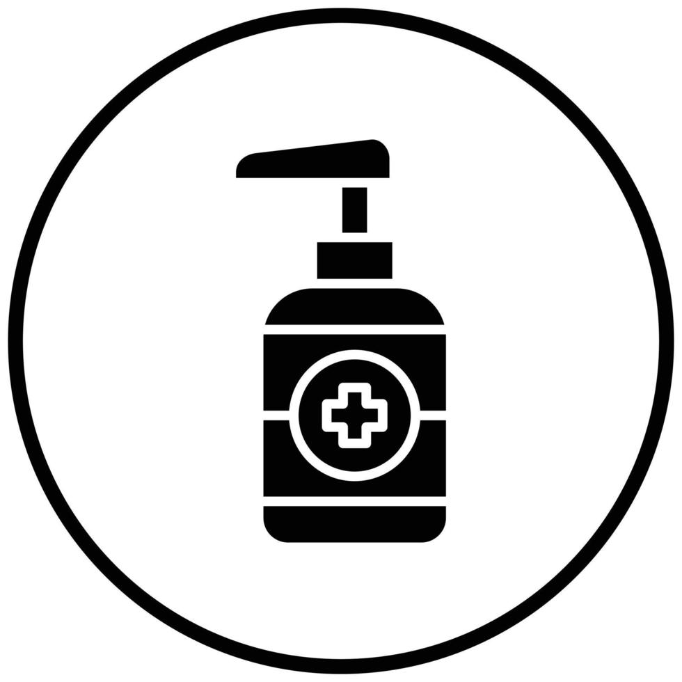 Hand Sanitizer Icon Style vector