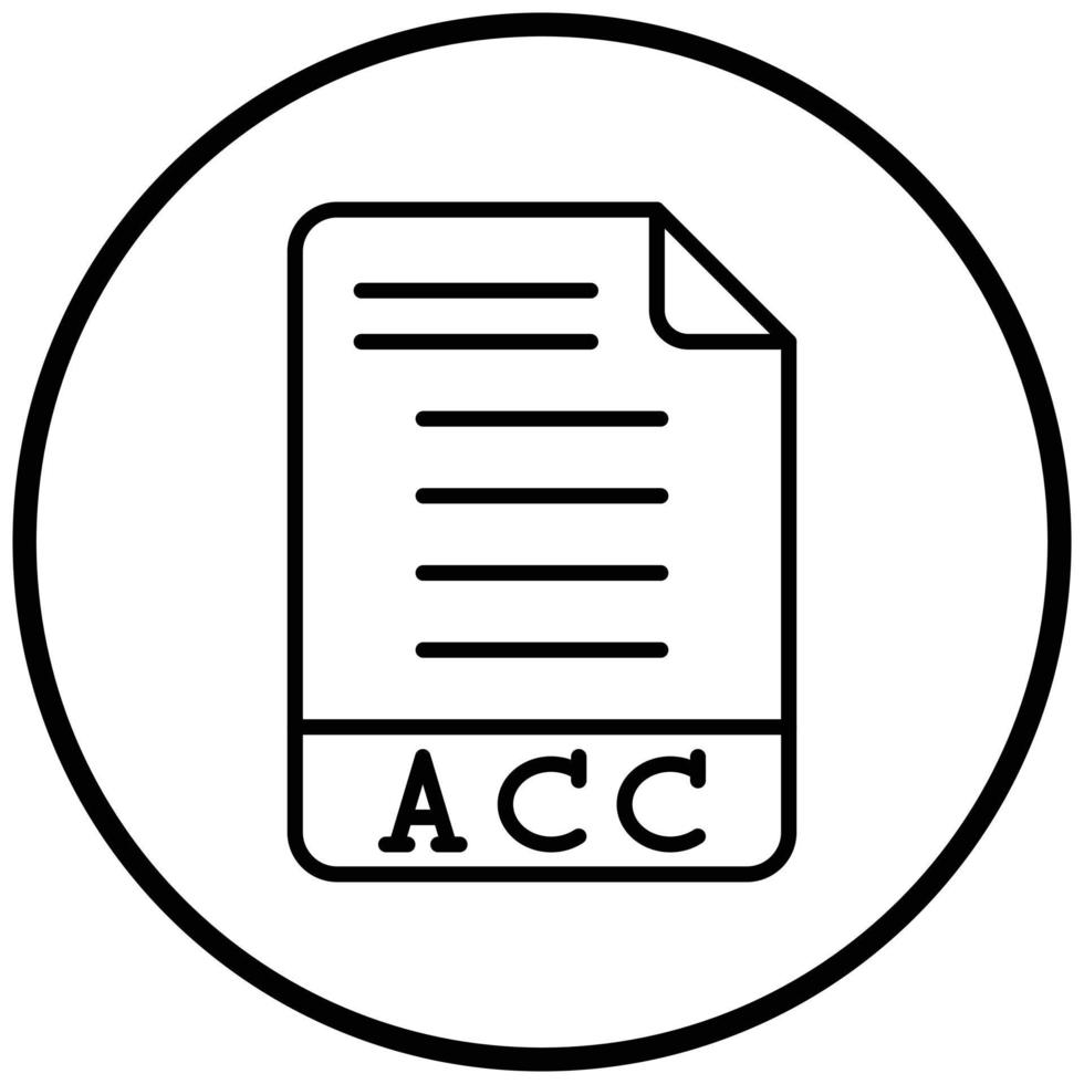 ACC Icon Style vector