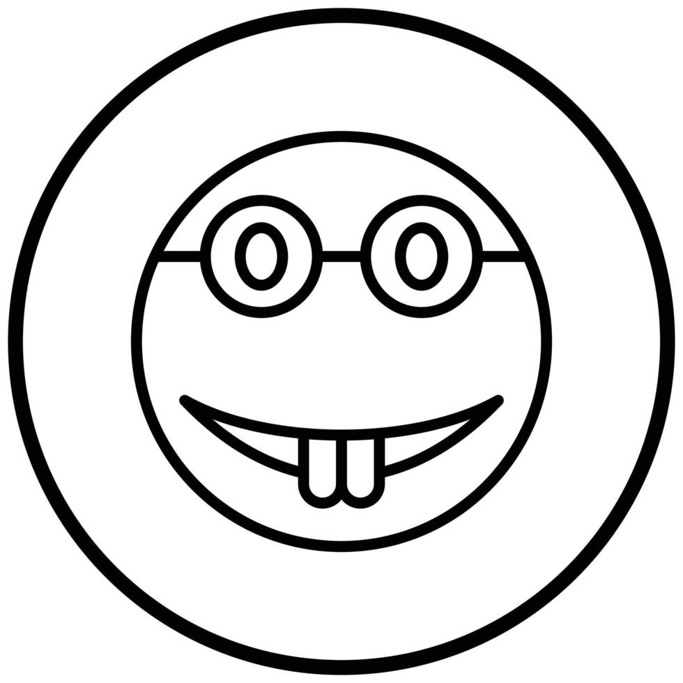 Nerd Icon Style vector