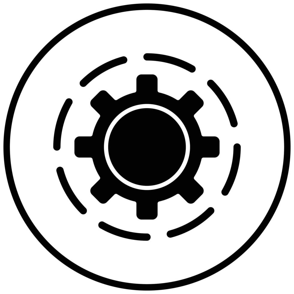 Cogwheel Icon Style vector
