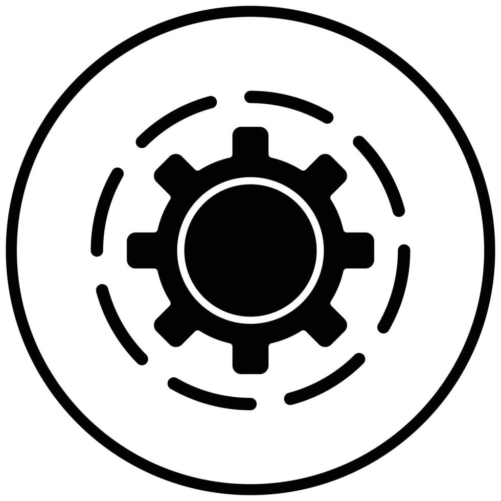 Cogwheel Icon Style vector