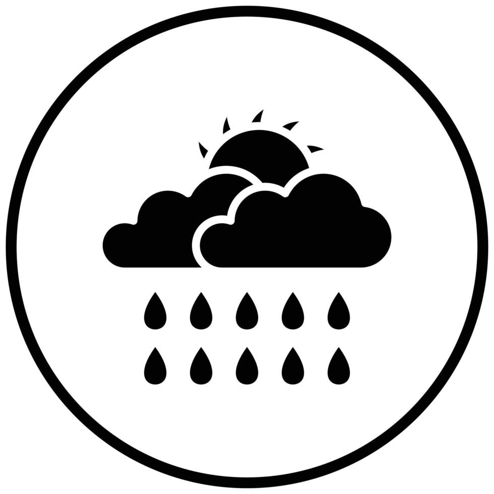 Drizzle Icon Style vector